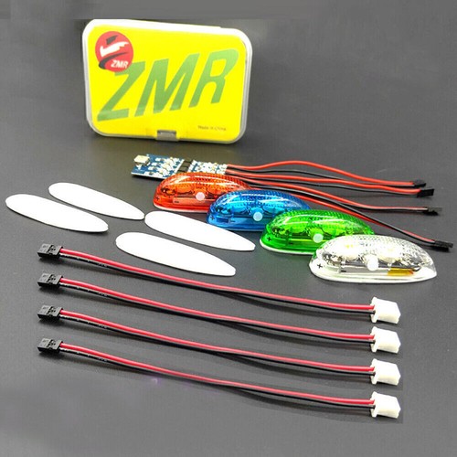 Navigation Flash LED Light Kit For Fixed Wing FPV Racing RC Drone Quadcopter US
