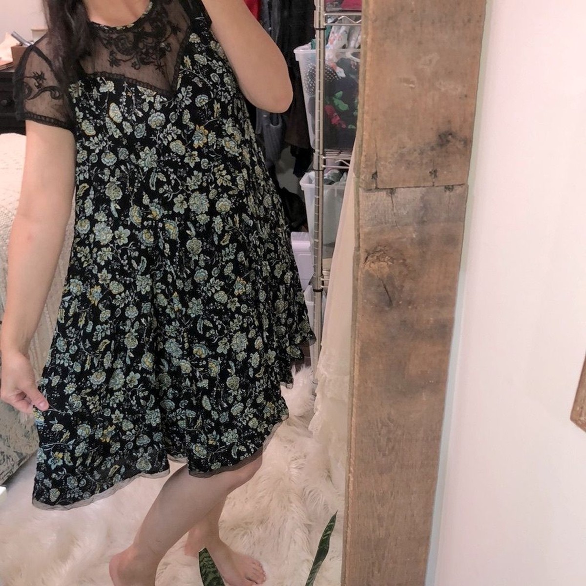torrid black floral dress Womens Black Floral Dress