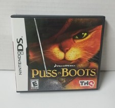Puss in Boots Dreamworks (Nintendo DS USED with Case And Manual- AUTHENTIC
