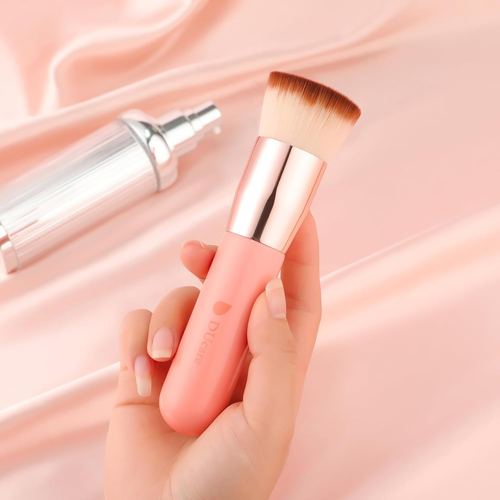 Foundation Brush for Liquid Makeup, Self Tanner Brush Flat Top Kabuki Profession - Picture 5 of 12
