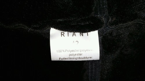 Damen RIANI Winter Mantel Jacke Gr.42 schwarz wild ledermantel neuwertig - Bild 8 von 10