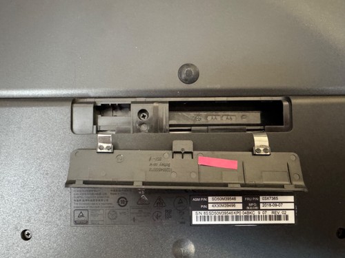Job Lot 4 x Lenovo Professional Wireless Keyboard UK English KBRFBU71 No Dongles - Picture 17 of 19