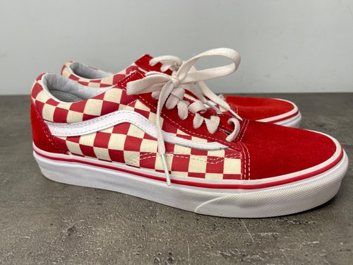 checkered vans size 7.5