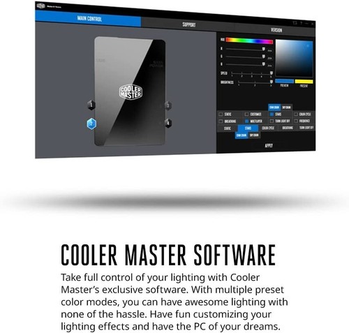 Cooler Master Contrôleur LED RGB avec 1x Câble USB 2x Câble RGB - Photo 5/6