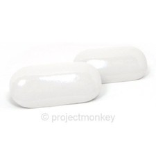 OEM Acura / Honda License Plate Bumper Caps Plugs Championship White Genuine