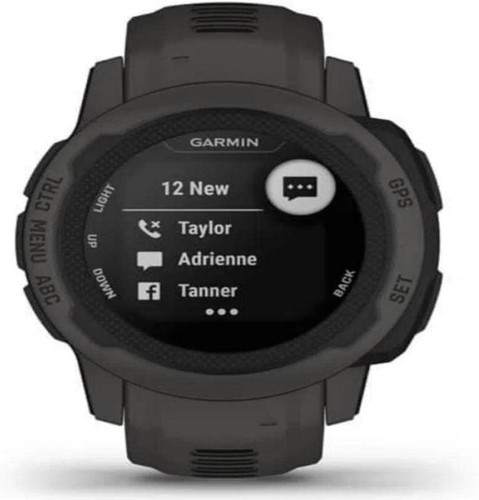 Reloj inteligente Garmin Instinct 2S resistente GPS monitor de frecuencia cardíaca pequeño - grafito - Imagen 9 de 9