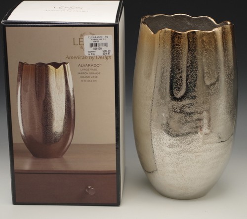 LENOX ALVARADO LARGE VASE 10" NEW IN BOX - Picture 3 of 6