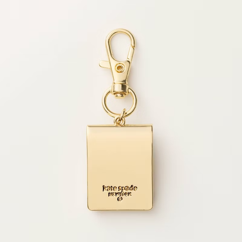 Llavero Match Bag Charm - Kate Spade New York X Target Dorado/Verde/Negro - NUEVO - Imagen 4 de 4