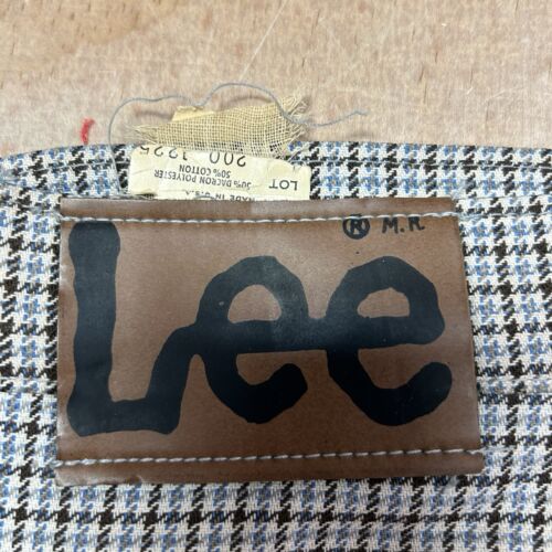 60’s 70’s Lee Riders Knit Boot Cut Pants Dead Stock NWT Vintage Waist 28in - Picture 3 of 13