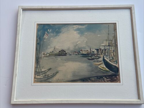 JOSEPH KOSSONOGI PAINTING MID CENTURY MODERNISM LISTED FAMOUS HUNGARIAN ARTIST - Picture 2 of 17