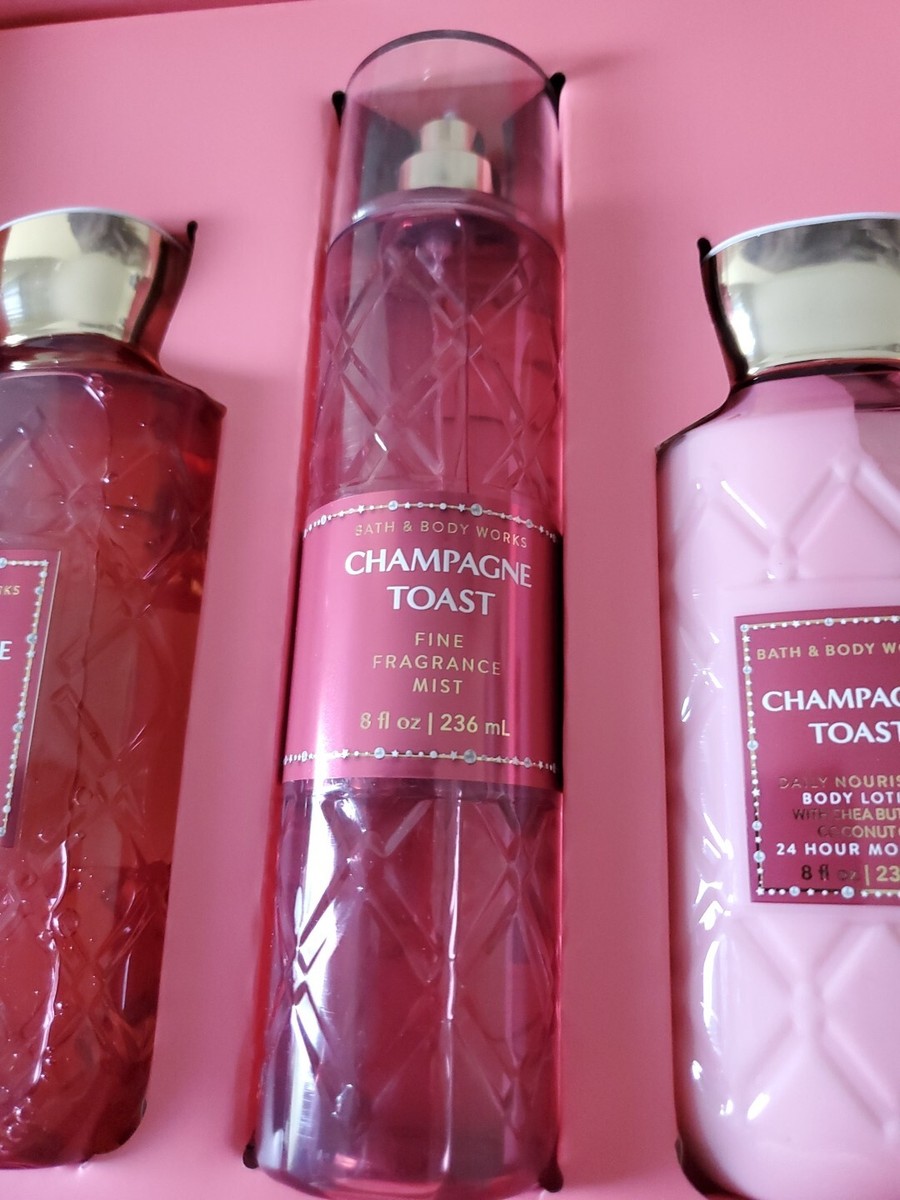 Champagne Toast ボディミスト 3本セットHannah Amazon.com : Bath & Body Works Champagne Toast - Deluxe Gift