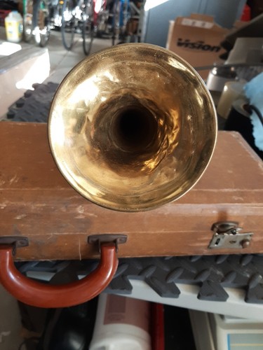 Westminister Trumpet No Mouthpiece With Case Fair Condition May Need Repair - Picture 18 of 24