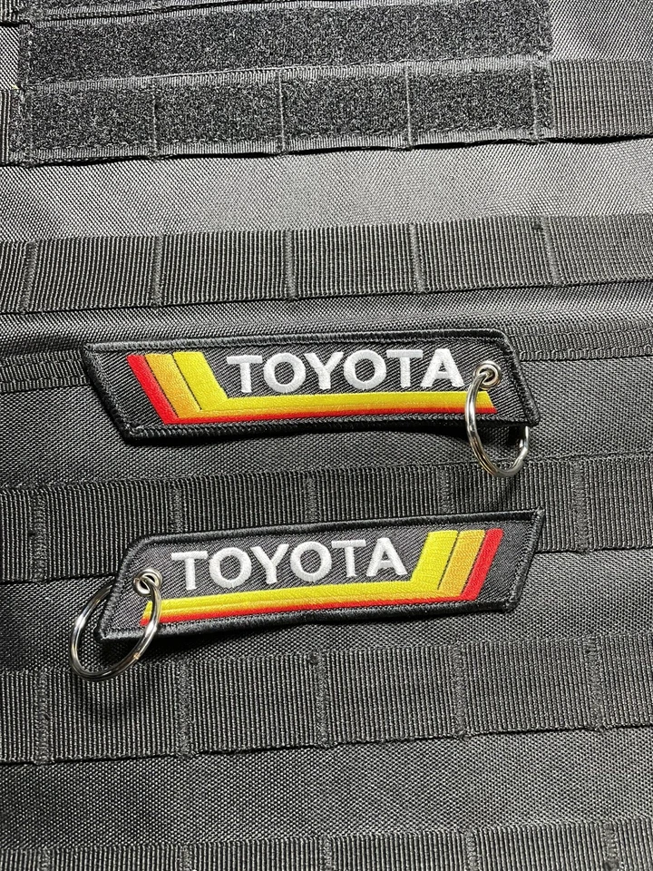 2 Pack TOYOTA Keychain Vintage Retro 4RUNNER TACOMA SUPRA TUNDRA TRD - Image 3 of 4