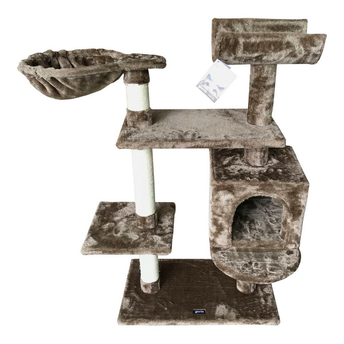 Rascador para Gatos Gloria Jarama Árbol Marrón Papel Sisal [35 x 100...