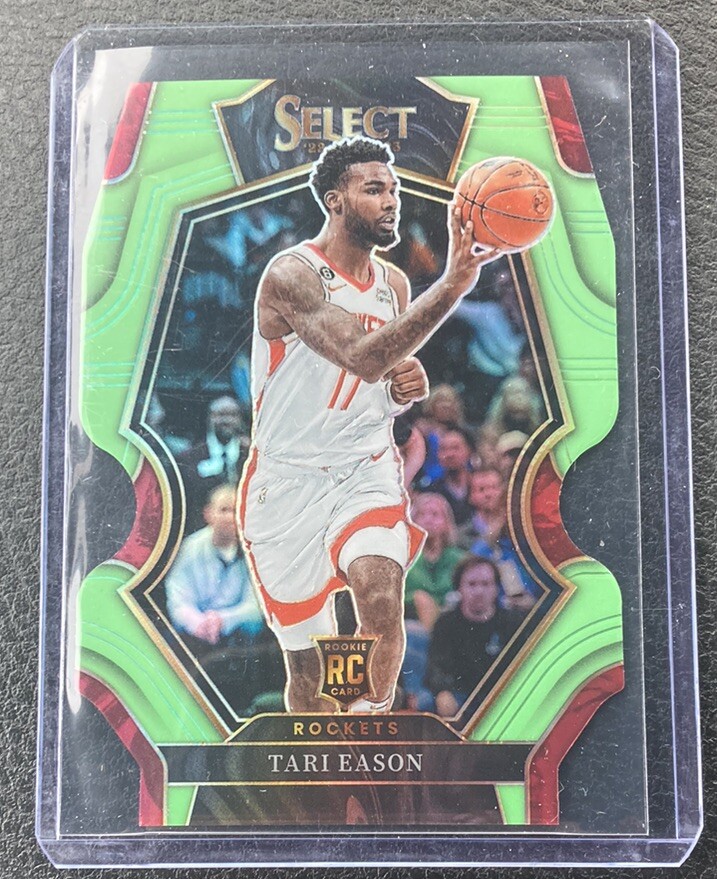 2022-23 Panini Select Tari Eason Rookie Neon Green Die-Cut Prizm 40/49 RC #183