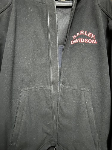 Harley Davidson Hooded jacket mens large EUC - Picture 3 of 7