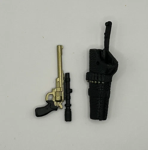 GIJoe Classified Python Patrol Copperhead Gold Revolver & Case Fodder 1/12 Scale