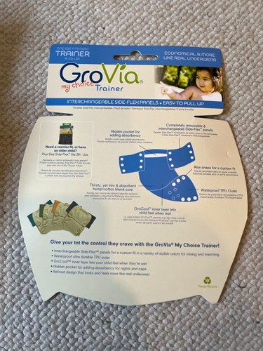 Lot Of 3 New GroVia My Choice Trainer Training Pants w/Plus Size Side Flex - Picture 4 of 7