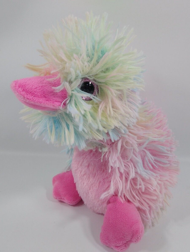 Dan Dee Pascua Multicolor Peluche Pato Rosa Pecho y Ojos Brillantes 8" Regalo Pascua