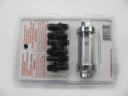 Spectre 6932 Universal Carburetor Fuel Filter For 1/4", 5/16" Or 3/8" Fuel Lines - Picture 2 of 3