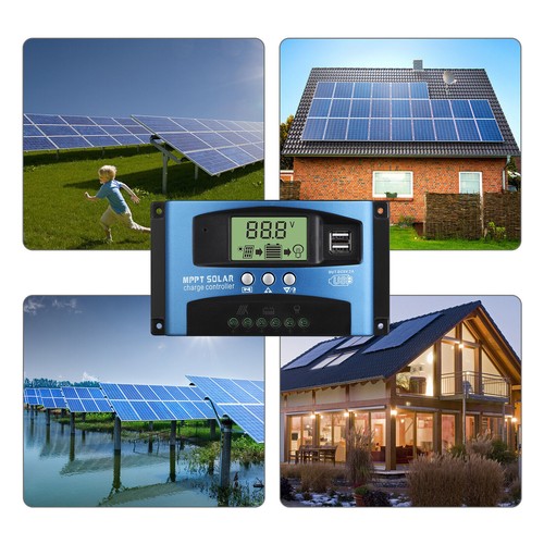 30-100A MPPT Solar Panel Regulator Charge Controller 12/24V Auto Focus Tracking - Picture 5 of 10