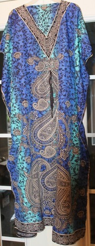 Long Beach Maxi Caftan One Size Kaftan Evening Wear, Robe,MuuMuu-Viscose-Choice - Picture 70 of 371
