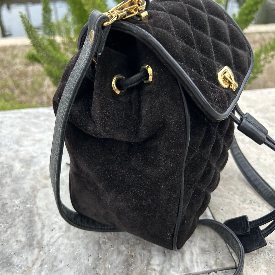 Jay Herbert purse vintage quilted Black strap shoulder bag - Image 3 of 4