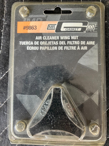 Mr Gasket #9863 Air Cleaner Wing Nut Fits 1/4" 20 & 5/16" 18 Thread NOS