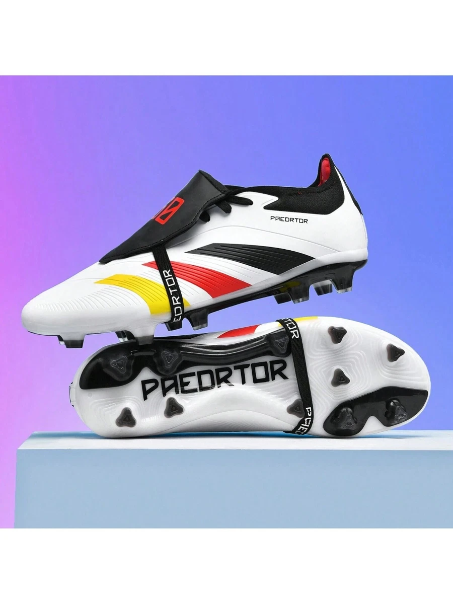 Chaussures De Foot Homme à Crampons Souples – Légères, Respirantes, Avec Semelle En Caoutchouc – Neuves En Boîte