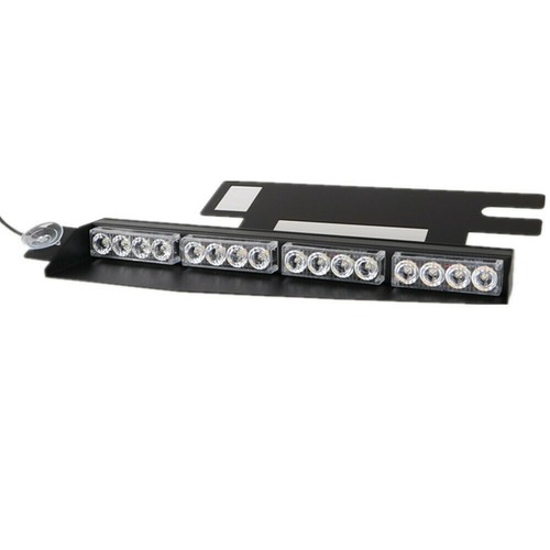 32 LED Dual Windshield Strobe Light Bar Car Truck Emergency Warning Advisor - Picture 11 of 12