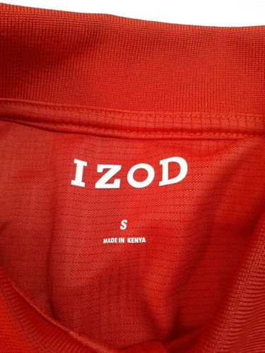 IZOD Performance Sun Control UPF-20 UV Protection Technology Small Polish Red - Picture 4 of 6
