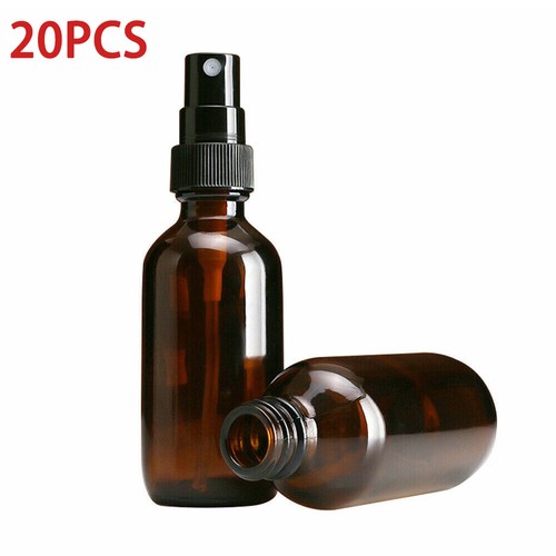 Amber Glass Spray Bottles Container Essential Oils Sprayer Containers Bottle - Picture 14 of 14