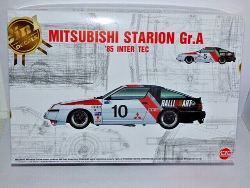 NuNu Kits 1/24th Scale Mitsubishi Starion Gr.A 1985 Inter Tec