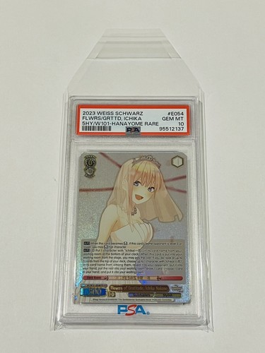 Quintessential Quintuplets - Flowers of Gratitude, Ichika Nakano HYR PSA 10 ENG - Picture 3 of 3