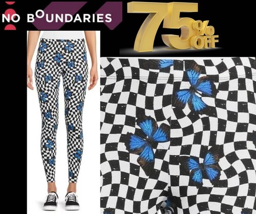 Leggings SIN LÍMITES Mariposa Juniors TALLA L 11-13 Azul y Blanco NUEVO - Imagen 1 de 13