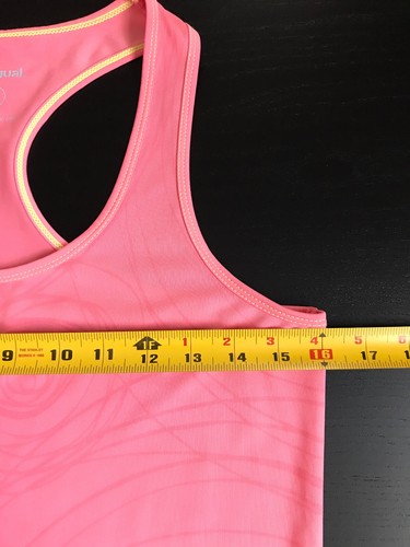 Desigual Performance Racerback Pink Tank top Active Wear Size L Yoga Running - Picture 9 of 10