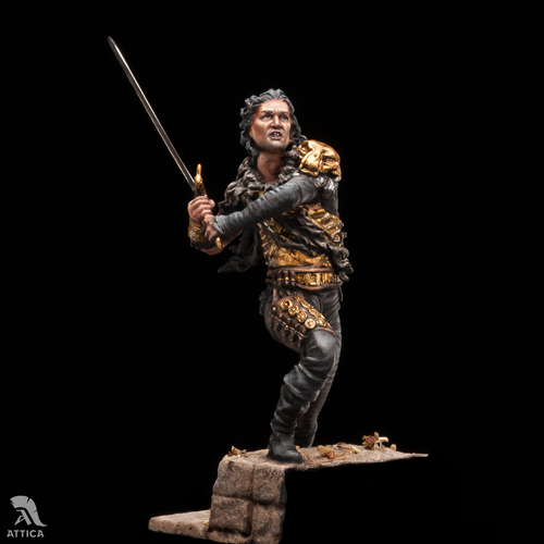 The Kurgan - Highlander 54mm Painted Miniature Tin Toy Soldier Pre-Sale | Art - Picture 2 of 4