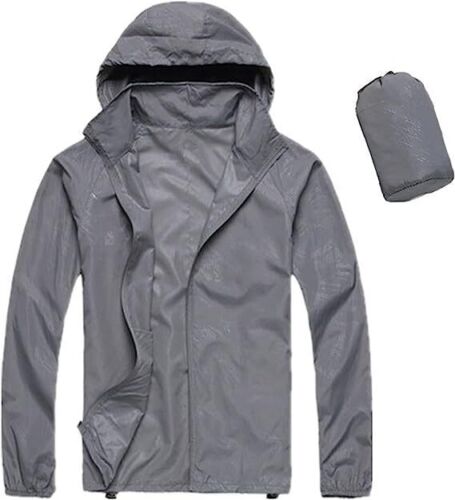 Sunproof Waterproof Windbreaker, Women& Men's Hooded Lightweight - Picture 22 of 23