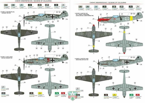 A&A Models 4806 - 1/48 - Messerschmitt Bf.109T. Plastic military aircraft UK - Picture 11 of 12