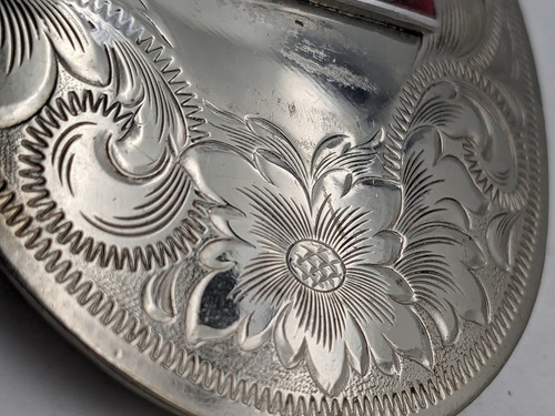 Vintage Farmhand Machineary Monytana Silver Smith Belt Buckle-Free Shipping-Mint - Picture 5 of 12