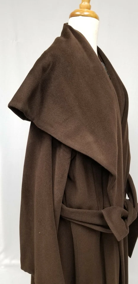 ABRIGO DE LANA PARA DAMAS LILITH DE DISEÑO DE GAMA ALTA CUELLO DE GRAN TAMAÑO * talla 36 / XS Foto 2 de 4