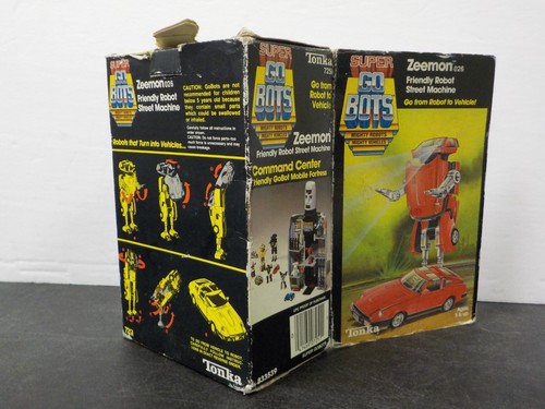 G 604 TONKA SUPER GO BOTS ZEEMON w/ BOX 1984 GOBOTS - Picture 4 of 6