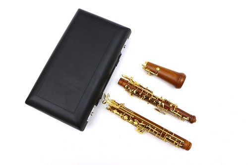 Yinfente Professional Rosewood Oboe C key left F Resonance Golden plated key - Picture 5 of 13