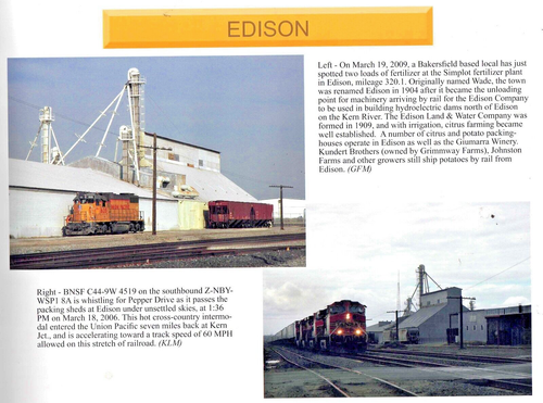 Tehachapi Today 2009 de George Melvin y Katherine Melvin, famoso bucle ferroviario - Imagen 7 de 20