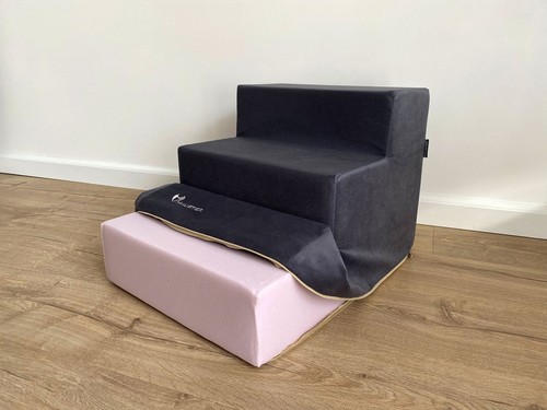 Small Dog Ladder With 3 Steps Indoor Pet Ramp Puppy Stairs For Bed Sofa Couch - Picture 8 of 9