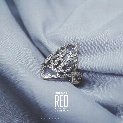 Neu Taylor Swift - Roter Albumring Unisex Silberplatte 1 Stck. Ring Geschenk - Bild 6 von 11