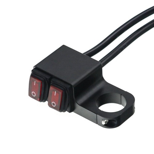 Wasserdichter Motorrad-ATV-22-mm-Lenker-Dual-Control-Not-Druckknopfschalter - Bild 13 von 14