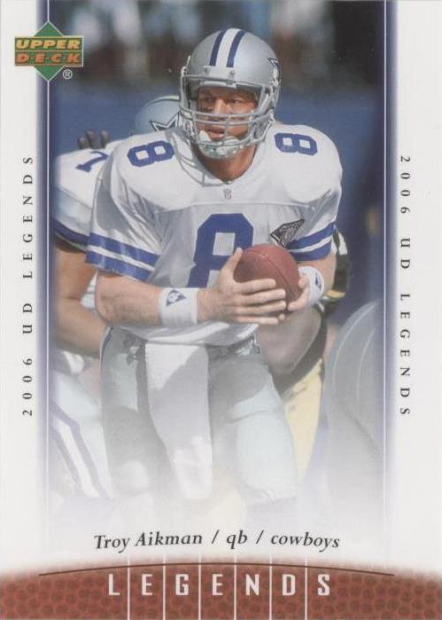 2006 UD Legends Troy Aikman #5 - 1 of 2
