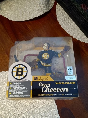 McFarlane Sportspicks NHL Legends Series 1 "Gerry Cheevers" AUTO Boston Bruins - Picture 8 of 8