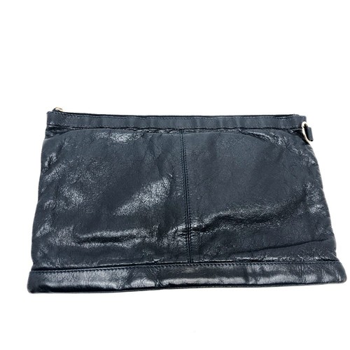 BALENCIAGA 273023 Classic clip L Clutch bag Leather Black/SilverHardware - Picture 2 of 14